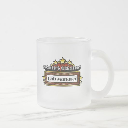 's Werelds grootste Lab Manager Matglas Koffiemok (Rechts)