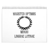 's Werelds grootste Latijnse leraar (mannen) Kalender (Hoes)