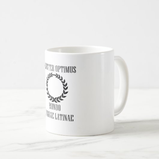 's Werelds grootste Latijnse leraar (mannen) Koffiemok (Voorkant rechts)