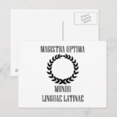's Werelds grootste Latijnse leraar (Vrouw) Briefkaart (Voorkant / Achterkant)