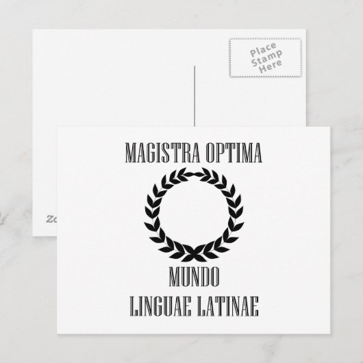 's Werelds grootste Latijnse leraar (Vrouw) Briefkaart (Voorkant / Achterkant)