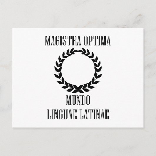 's Werelds grootste Latijnse leraar (Vrouw) Briefkaart (Voorkant)