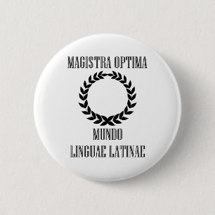 's Werelds grootste Latijnse leraar (Vrouw) Ronde Button 5,7 Cm