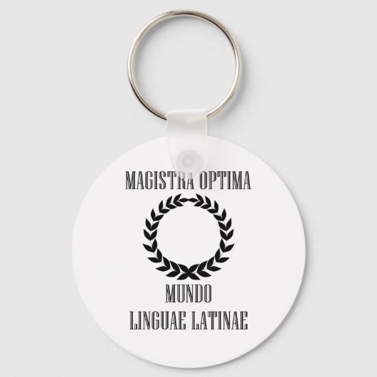 's Werelds grootste Latijnse leraar (Vrouw) Sleutelhanger (Voorkant)