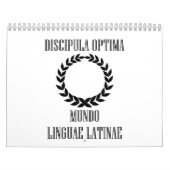 's Werelds grootste Latijnse student (Vrouw) Kalender (Hoes)