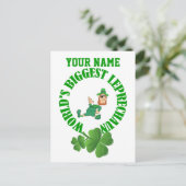 's Werelds grootste leprechaun Briefkaart (Staand voorkant)