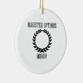 's Werelds grootste leraar (mannen) Keramisch Ornament (Rechts)