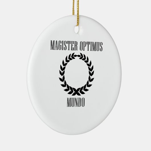 's Werelds grootste leraar (mannen) Keramisch Ornament (Rechts)