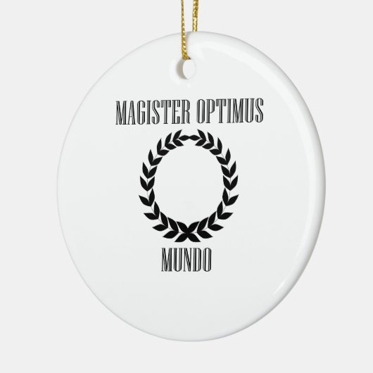 's Werelds grootste leraar (mannen) Keramisch Ornament (Links)