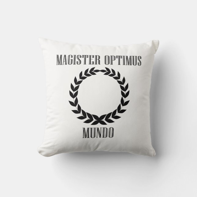 's Werelds grootste leraar (mannen) Kussen (Voorkant)