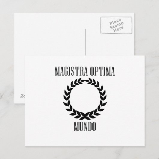 's Werelds grootste leraar (Vrouw) Briefkaart (Voorkant / Achterkant)