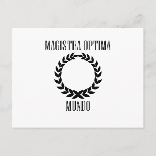 's Werelds grootste leraar (Vrouw) Briefkaart (Voorkant)