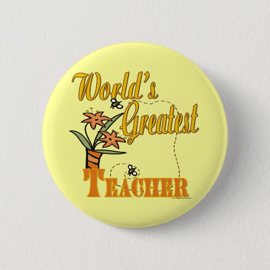 's Werelds grootste lesrooster Ronde Button 5,7 Cm (Voorkant)