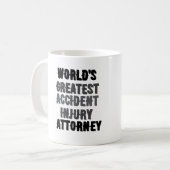 's Werelds grootste letselschade advocaat Koffiemok (Voorkant links)