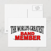 's Werelds grootste lid van de band Briefkaart (Voorkant / Achterkant)