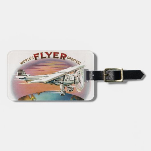 's Werelds grootste  lyer-geest van St. Louis Bagagelabel (Voorkant horizontaal)