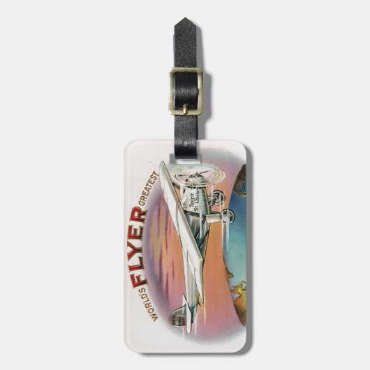 's Werelds grootste lyer-geest van St. Louis Bagagelabel (Voorkant verticaal)