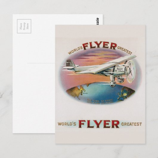 's Werelds grootste  lyer-geest van St. Louis Briefkaart (Voorkant / Achterkant)