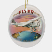 's Werelds grootste  lyer-geest van St. Louis Keramisch Ornament (Links)