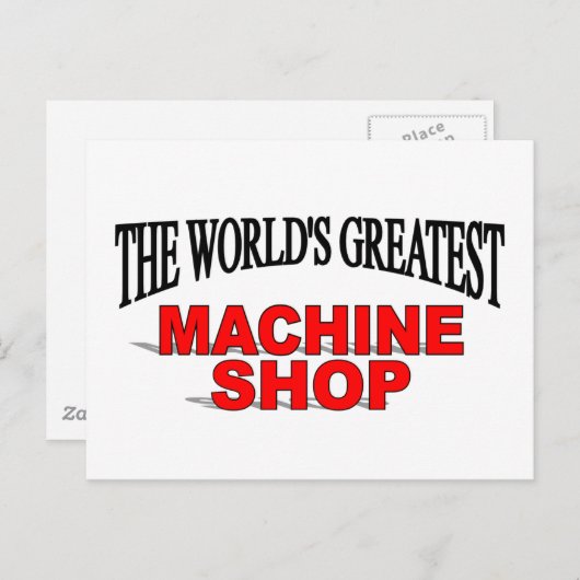 's Werelds grootste machinewinkel Briefkaart (Voorkant / Achterkant)