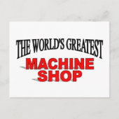 's Werelds grootste machinewinkel Briefkaart (Voorkant)