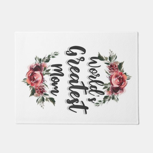 's Werelds Grootste Mam | Cadeau voor mama Deurmat (Voorkant)