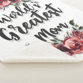 's Werelds Grootste Mam | Cadeau voor mama Sherpa Deken (3/4)