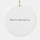 's Werelds grootste mam-gepersonaliseerde versieri Keramisch Ornament (Achterkant)