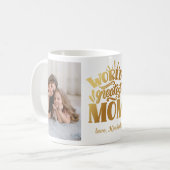 's Werelds grootste mam - persoonlijke foto-collag Koffiemok (Voorkant links)