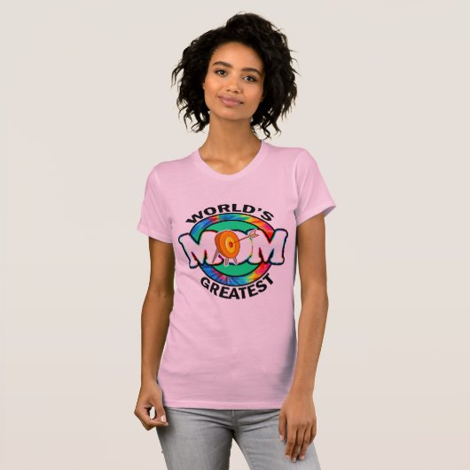 's Werelds grootste mama; Archery T-shirt (Voorkant volledig)