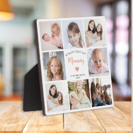 's Werelds Grootste Mama Fotocollage Modern Fotoplaat