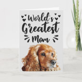 's Werelds grootste mama Happy-moederdag Bedankkaart (Voorkant)