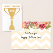 's Werelds grootste mama. | MOEDERDAG Folie Kaarten (Display)