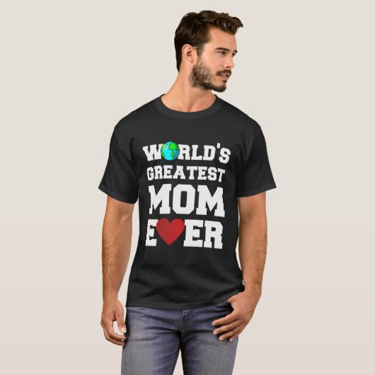 's Werelds grootste mama ooit T-shirt (Voorkant volledig)