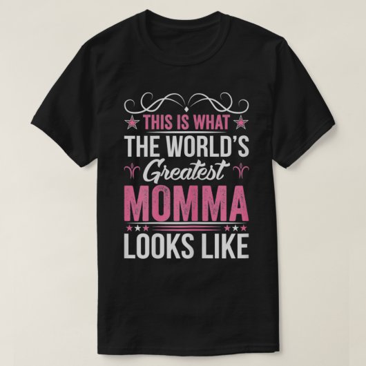 's Werelds grootste mama ziet er uit T-shirt (Design voorkant)