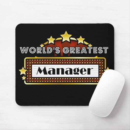 's Werelds grootste manager Muismat (Met muis)