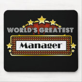 's Werelds grootste manager Muismat (Voorkant)