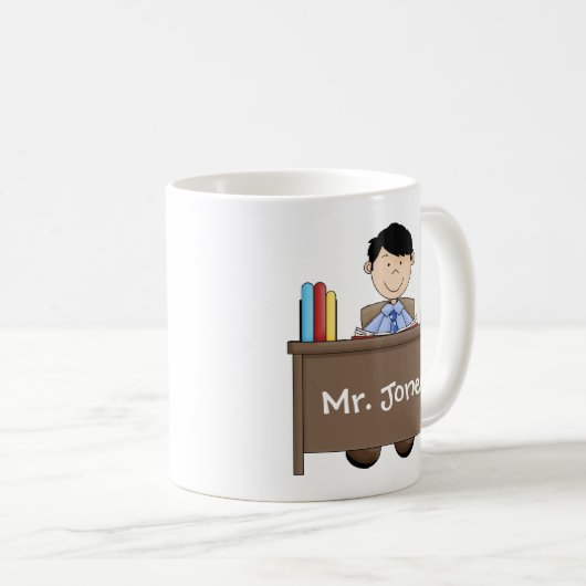 's Werelds grootste mannelijke leraar Koffiemok (Voorkant rechts)