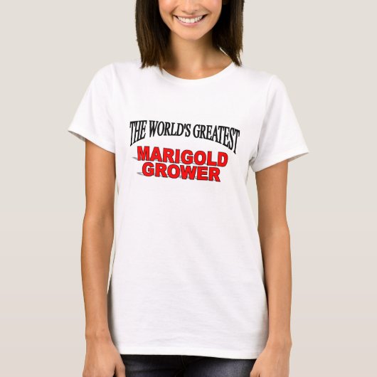 's Werelds grootste Marigold Grower T-shirt (Voorkant)