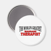 's Werelds grootste massagetherapeut Magneet (Voorkant / Achterkant)