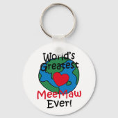 's Werelds grootste meeMaw-hart Sleutelhanger (Voorkant)