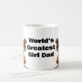 'S Werelds grootste meisje vader cadeau voor hem v Koffiemok (Center)