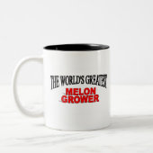 's Werelds grootste meloenteelt Tweekleurige Koffiemok (Links)