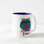 's Werelds grootste Memaw-hart Tweekleurige Koffiemok (Voorkant rechts)