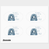 's Werelds grootste moeder Ovale Sticker (Vel)