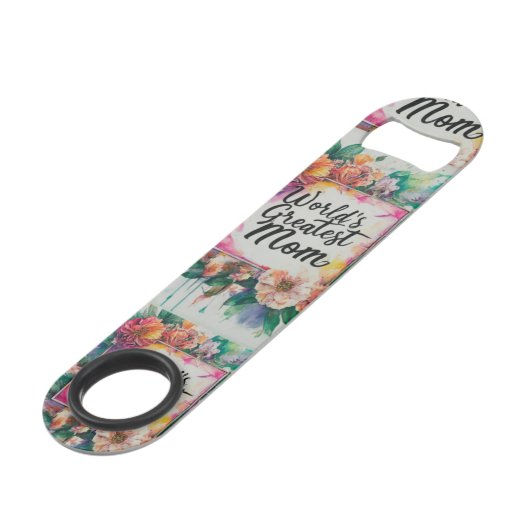 'S Werelds Grootste Moeder - Speed Bottle Opener K Flessenopener (Voorkant Gekanteld)