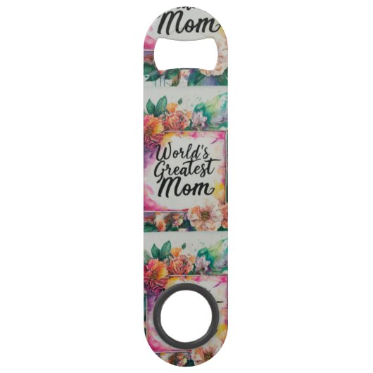 'S Werelds Grootste Moeder - Speed Bottle Opener K Flessenopener (Achterkant)