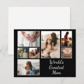 's Werelds grootste moederfamilie kind 7 Foto coll (Voorkant / Achterkant)