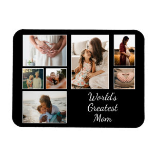 's Werelds grootste moederfamilie kind 7 Foto coll Magneet