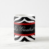 's Werelds grootste Mok met mum-Zebra afdrukken en (Center)